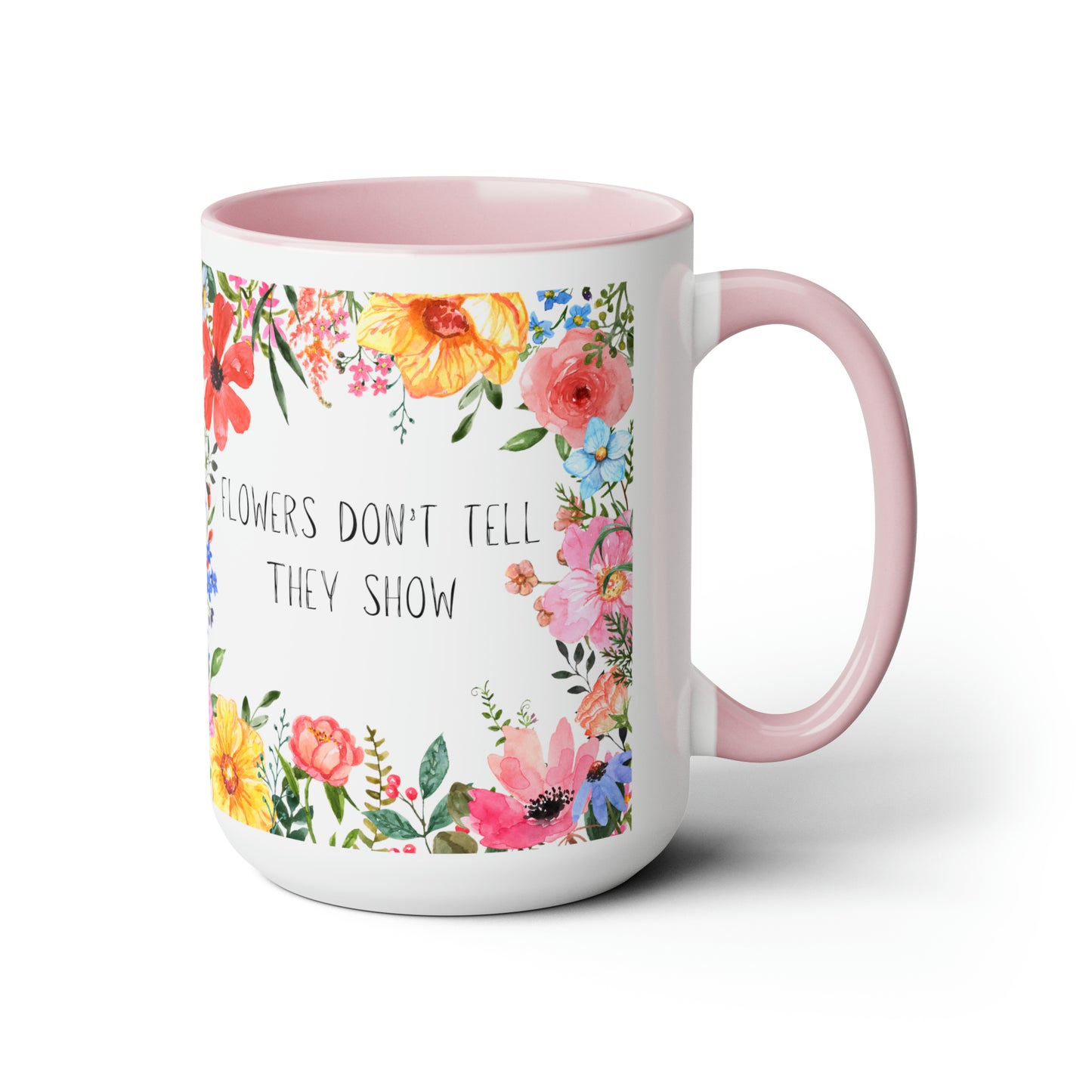 flowers tell mug 15oz