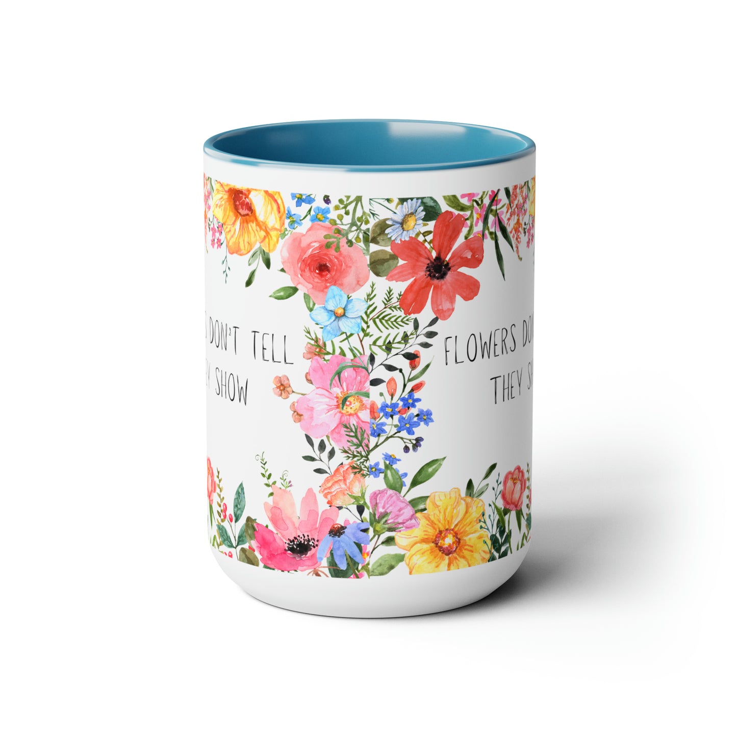 flowers tell mug 15oz