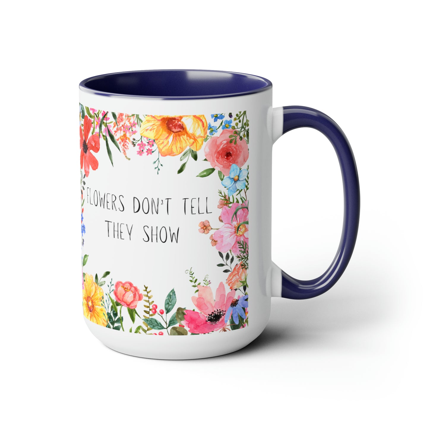 flowers tell mug 15oz