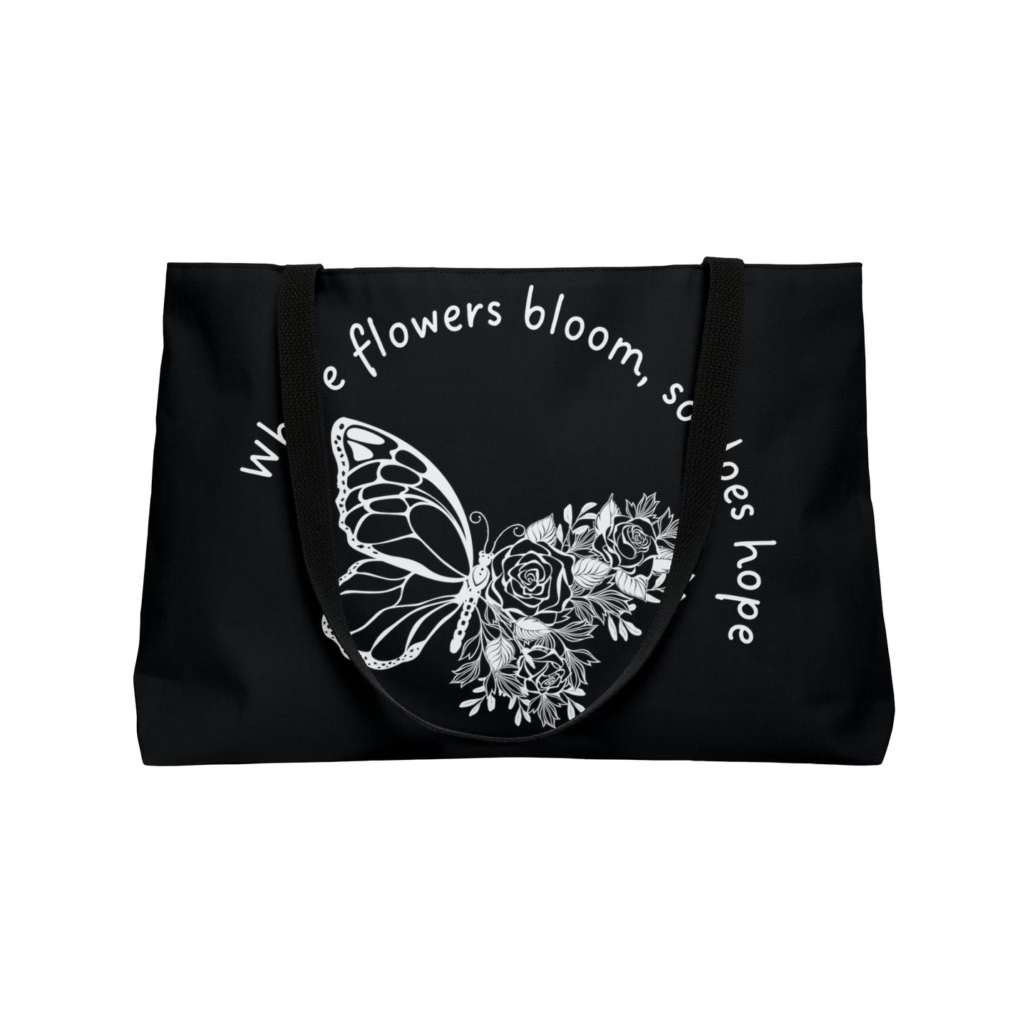 where flowers bloom Tote Bag