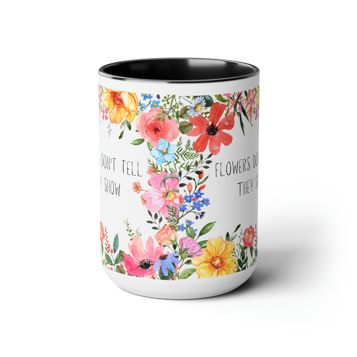 flowers tell mug 15oz