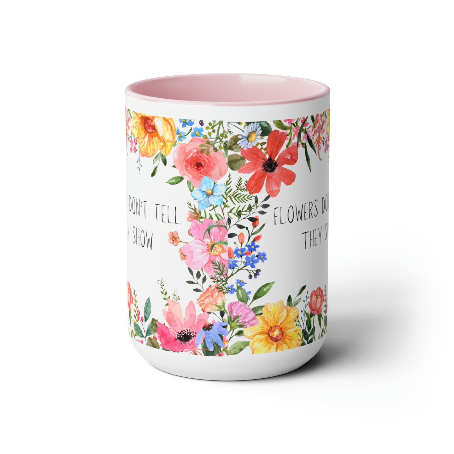 flowers tell mug 15oz