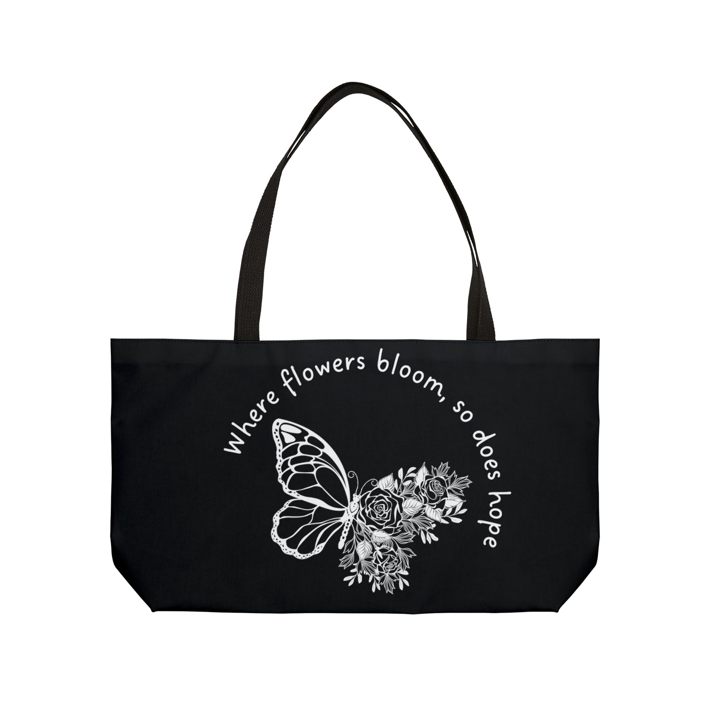 where flowers bloom Tote Bag