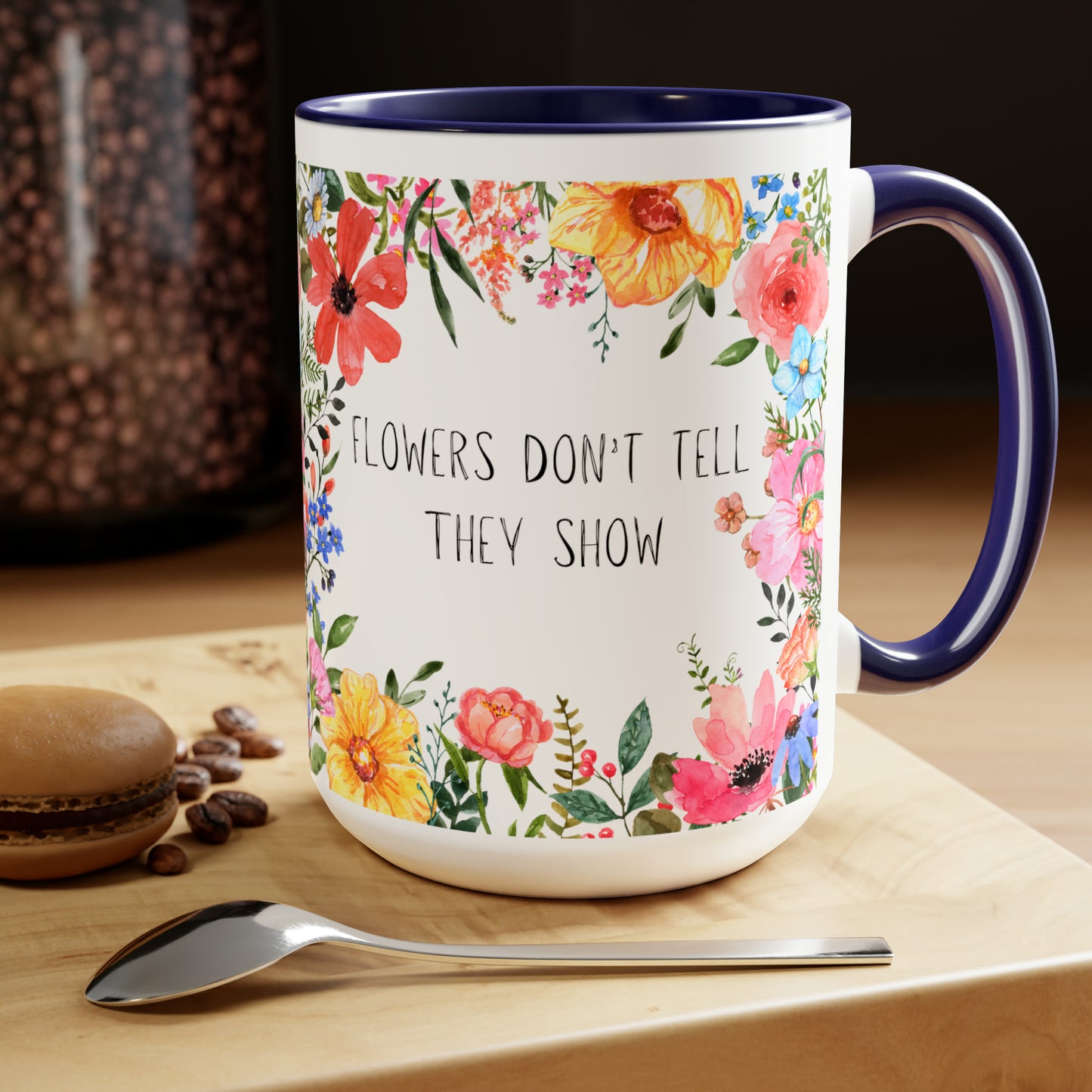 flowers tell mug 15oz