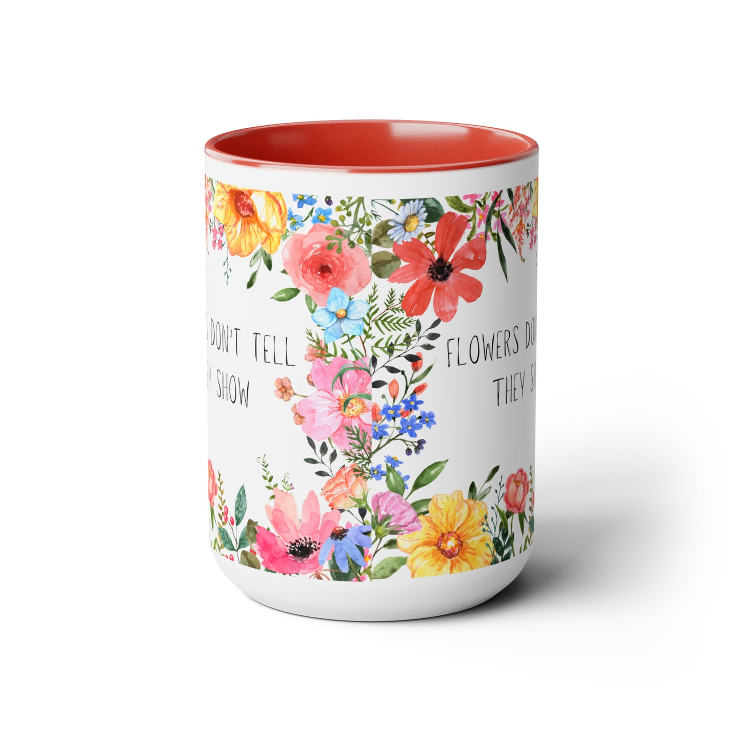 flowers tell mug 15oz