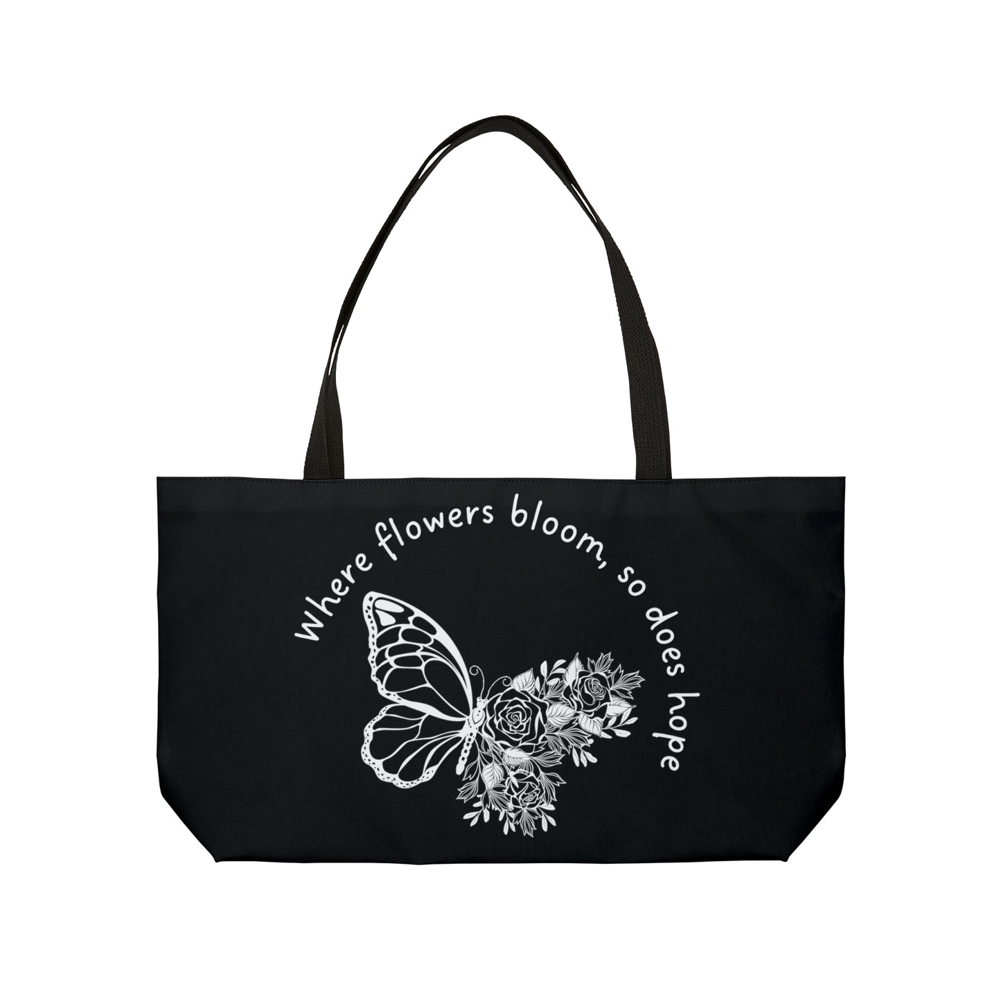 where flowers bloom Tote Bag