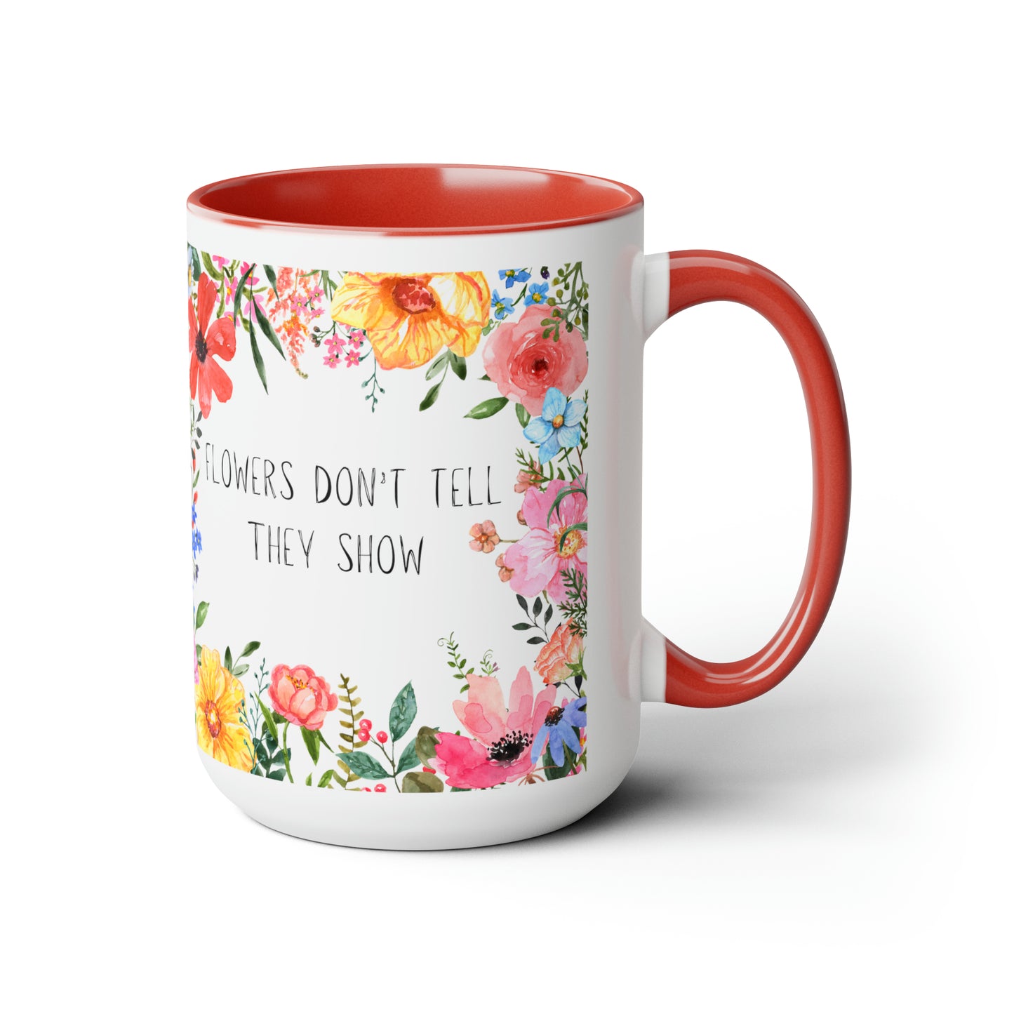 flowers tell mug 15oz