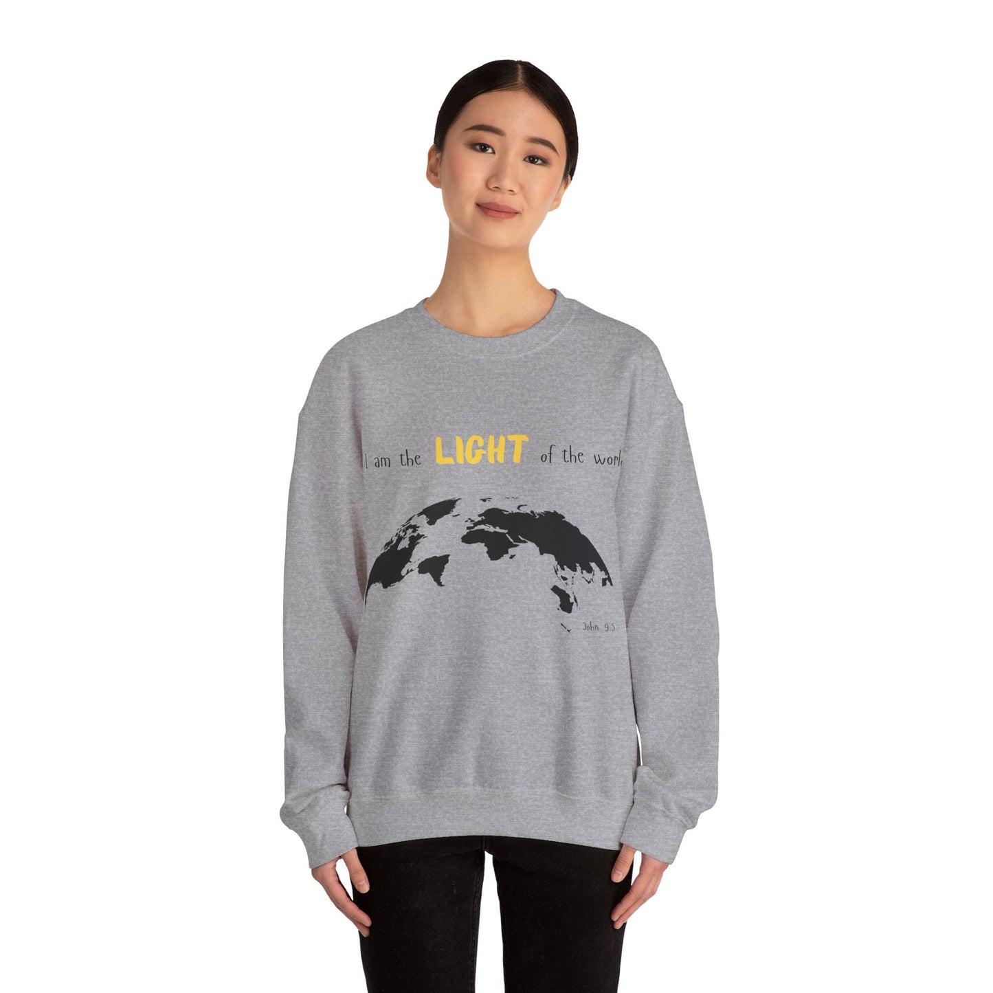 John 9:5 Crewneck Sweatshirt