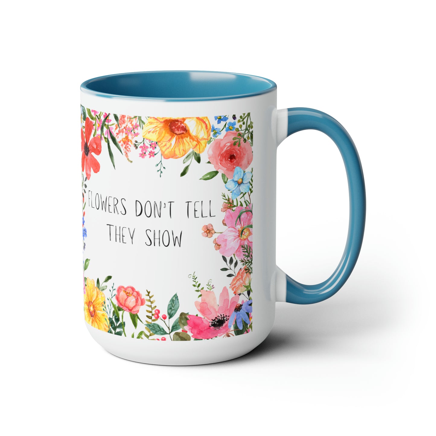 flowers tell mug 15oz