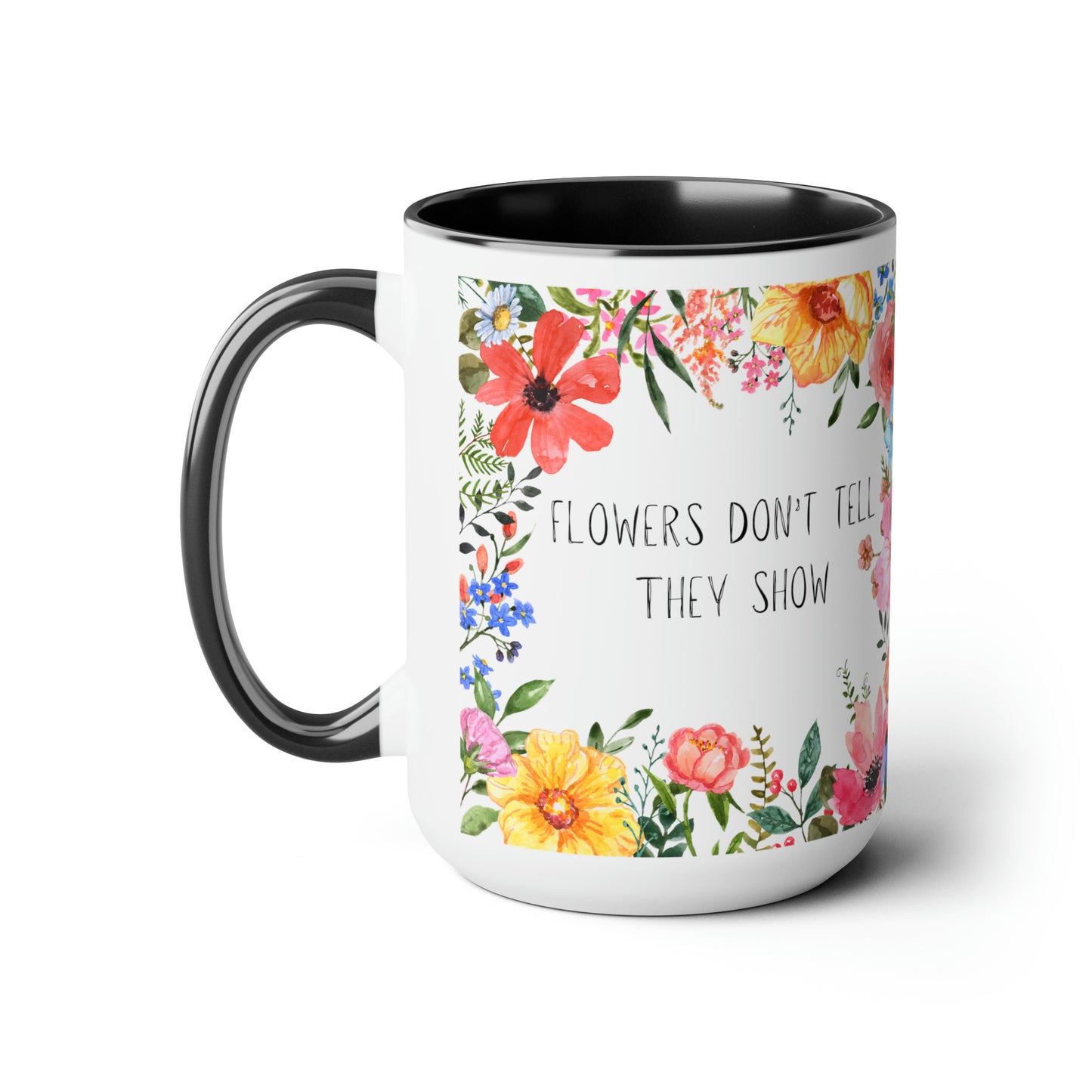 flowers tell mug 15oz