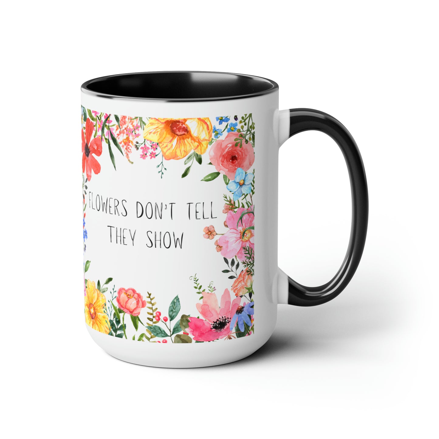 flowers tell mug 15oz